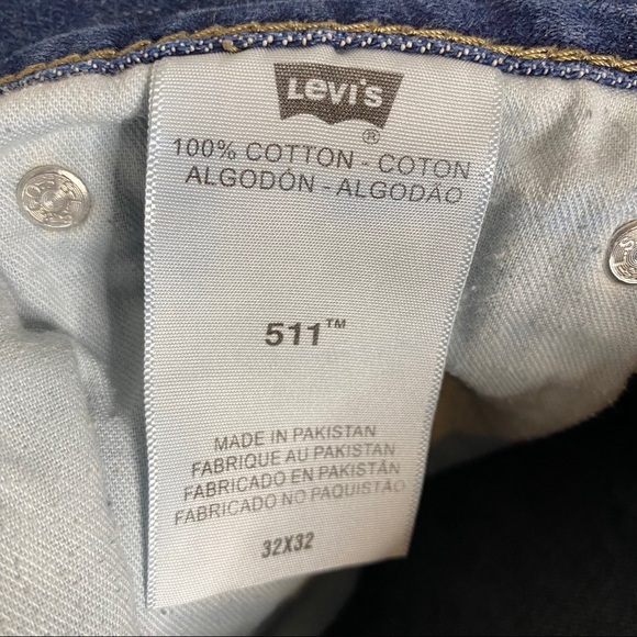 [Levi’s] Men's Dark Wash 511 Slim Fit Jeans - Picture 5 of 5